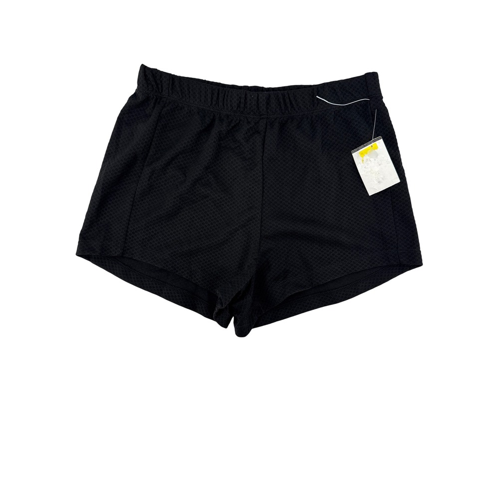Z by Zella Girls Black Mesh Active Athletic‎ Shorts Size M 8-10 Reflective Logo